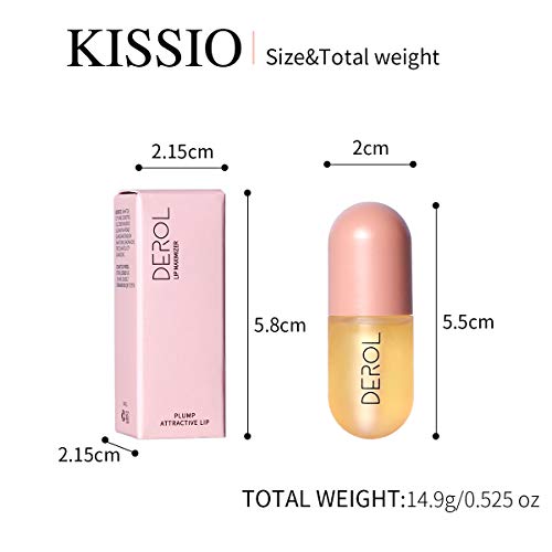 KISSIO Lip Plumper,Natural Lip Plumper,derol Lip Plumper Set,lip plumping lip...