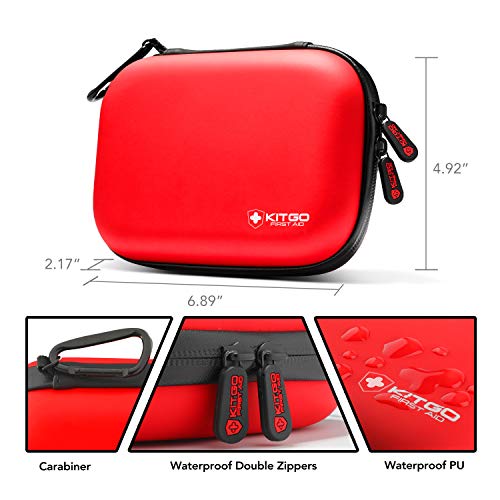 All Purpose First Aid with Essential 101 Pcs First Aid Supplies Small Waterpr...