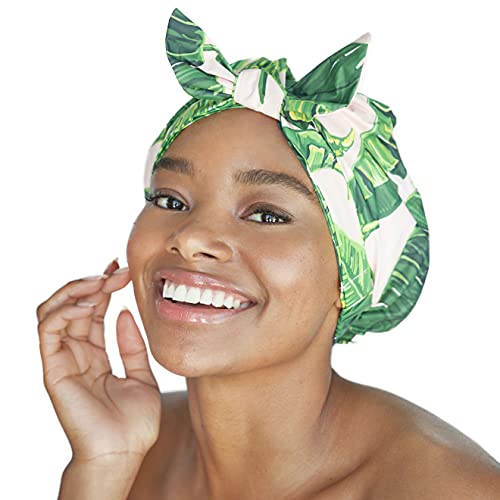 Kitsch Luxury Shower Cap for Women - Waterproof, Fashionable, Reusable Shower...