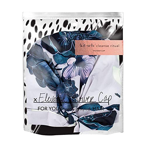 Kitsch Luxury Shower Cap for Women - Waterproof, Reusable Shower Cap for Long...