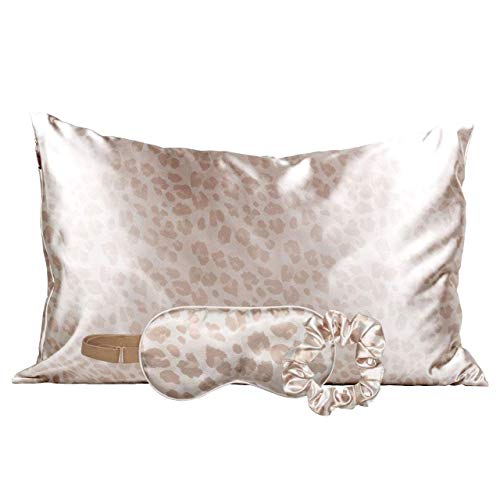 Kitsch Satin Sleep Set, Softer Than Silk pillowcase and eyemask set - Include...