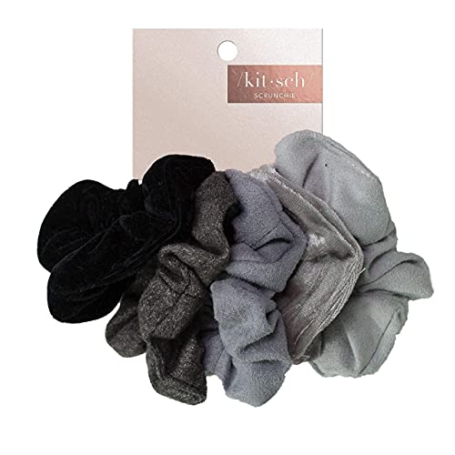 Kitsch Velvet Scrunchies for Hair, Hair Scrunchies for Women, Scrunchy Hair B...