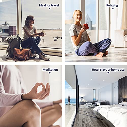 Weighted Eye Mask Kivik Sleep Mask for Men Women Adjustable Strap,Cooling Hea...