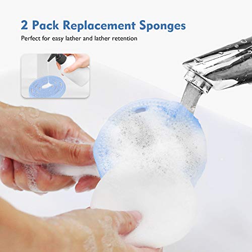 Back Scrubber for Shower, KIWIHOME Back Washer Body Brush, Silicone Body Scru...