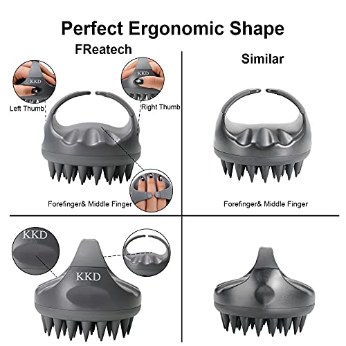 Hair Scalp Massager Shampoo Brush,KKD Scalp Care Hair Brush with Soft Silicon...