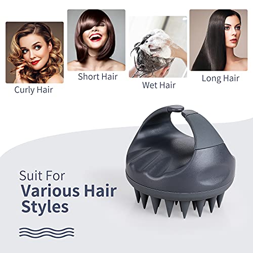 Hair Scalp Massager Shampoo Brush,KKD Scalp Care Hair Brush with Soft Silicon...