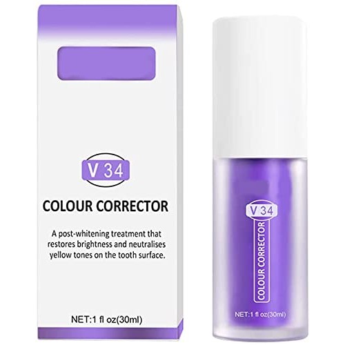 V34 Color Correction Tooth Whitening Sensitive Tooth Toothpaste, Tooth Cleani...