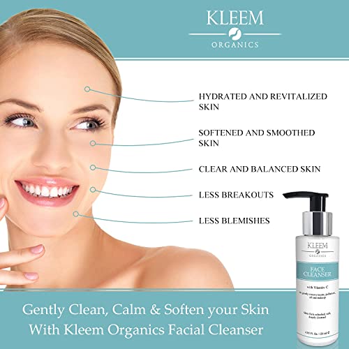 Anti Aging Facial Cleanser - Vitamin C Face Wash - Breakout & Blemish - Clear...