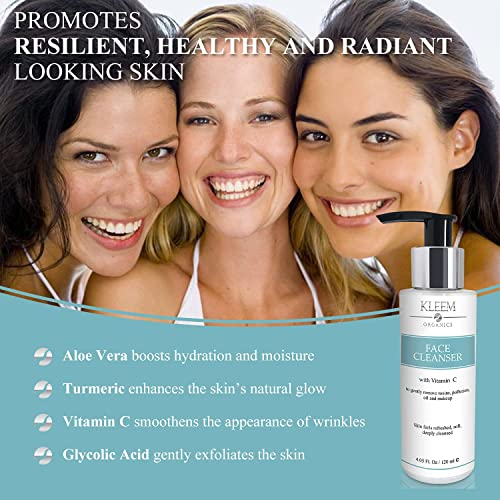 Anti Aging Facial Cleanser - Vitamin C Face Wash - Breakout & Blemish - Clear...