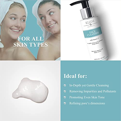 Anti Aging Facial Cleanser - Vitamin C Face Wash - Breakout & Blemish - Clear...