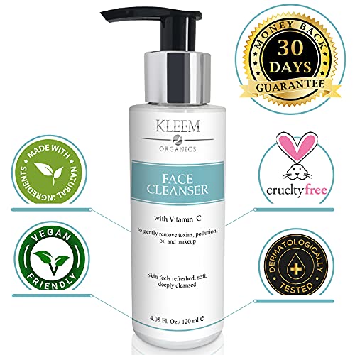 Anti Aging Facial Cleanser - Vitamin C Face Wash - Breakout & Blemish - Clear...