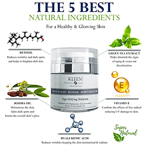 Anti Aging Skin Care Retinol Treatment Kit: Retinol 3 Pack that Provides Dail...