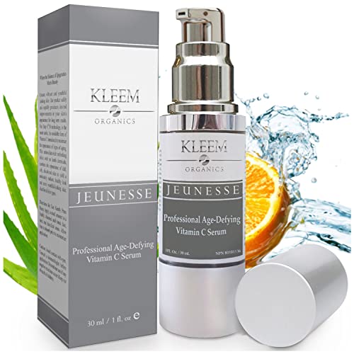 Kleem Organics Vitamin C Serum for Face with Hyaluronic Acid & Vitamin E | Na...