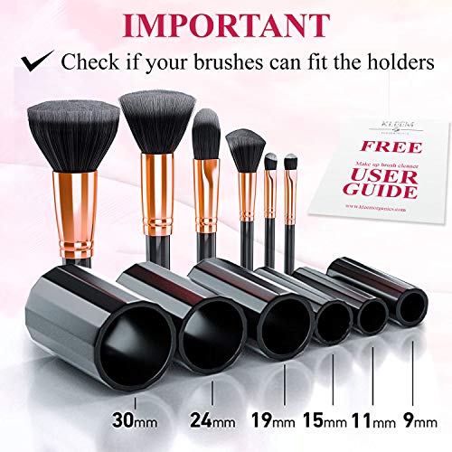 Makeup Brush Cleaner and Dryer Machine, Electric Cosmetic Automatic Brush Spi...