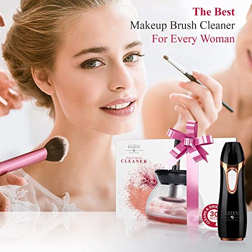 Makeup Brush Cleaner and Dryer Machine, Electric Cosmetic Automatic Brush Spi...