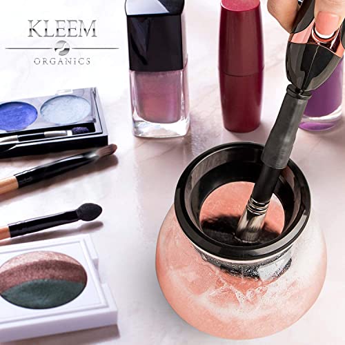 Makeup Brush Cleaner and Dryer Machine, Electric Cosmetic Automatic Brush Spi...