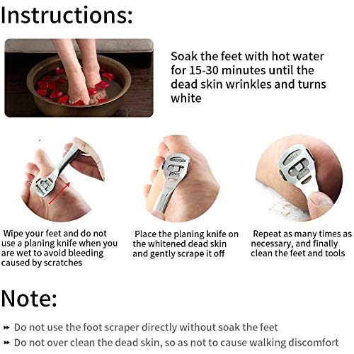 Foot Care Pedicure Callus Shaver Hard Skin Remover,Foot Callus Remover,Callus...