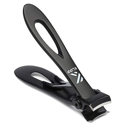 KLIPP Nail Clippers for Thick Nails – 15 mm Wide Jaw Fingernail and Toenail C...