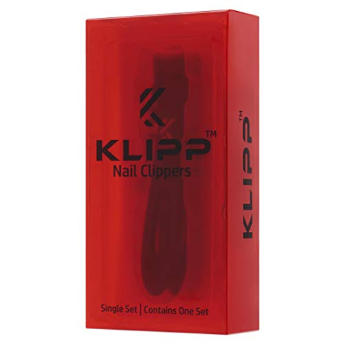 KLIPP Nail Clippers for Thick Nails – 15 mm Wide Jaw Fingernail and Toenail C...
