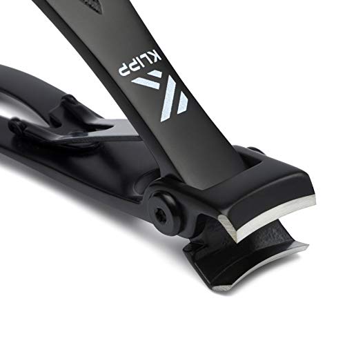 KLIPP Nail Clippers for Thick Nails – 15 mm Wide Jaw Fingernail and Toenail C...