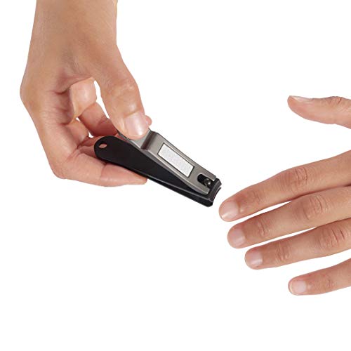 Nail Clippers Set for Men and Women, KLIPP Arched Zinc Alloy Nail Trimmers wi...