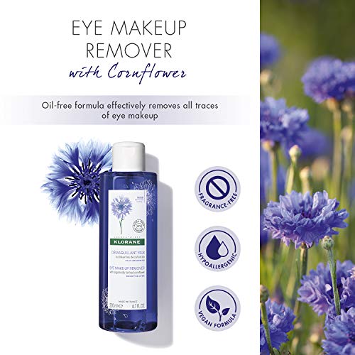Klorane - Eye Makeup Remover With Organically Farmed Cornflower - For Sensiti...