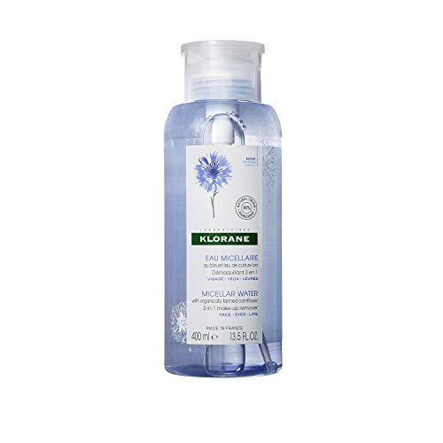 Klorane - Micellar Water With Organically Farmed Cornflower - Cleanser, Makeu...