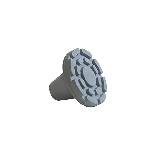 KMINA - Crutch Tips 7/8 inch Heavy Duty (x2 Units), Crutch Tips Non Slip, Cru...