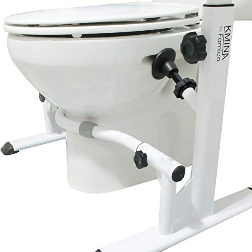 KMINA - Toilet Frames for the Elderly, Toilet Frame with Handles, Toilet Safe...