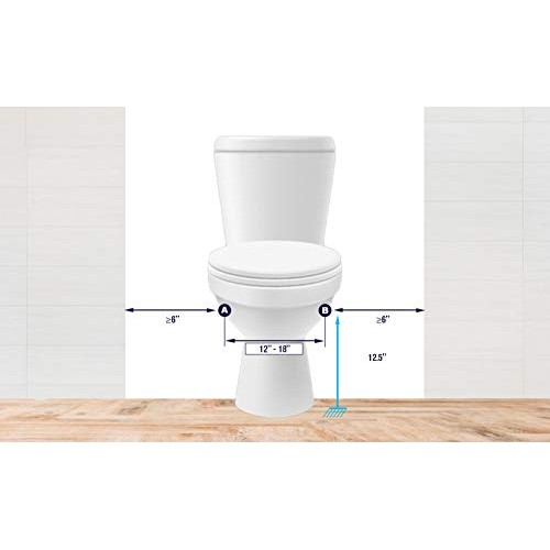 KMINA - Toilet Frames for the Elderly, Toilet Frame with Handles, Toilet Safe...