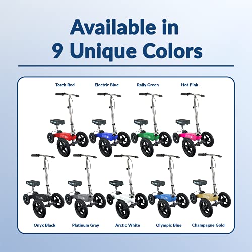KneeRover All Terrain Fusion Knee Scooter Patent Pending Crutch Alternative w...