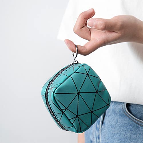 KNISUM 3 Piece PU Diamond Cosmetic Bag Sanitary Napkin Storage Bag Portable c...