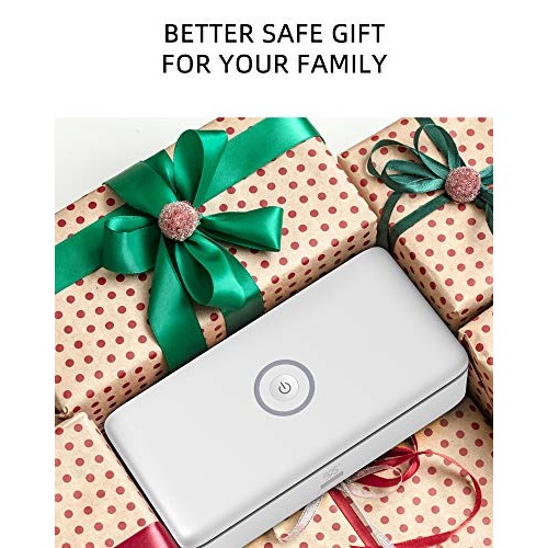 UV Light Sanitizer Box, UV-C Sterilizer Box, UV Phone Sanitizer Box for Smart...