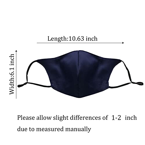 100% Mulberry Silk Face Masks Fashion Mask 19 Momme Silk Mask for Sensitive W...