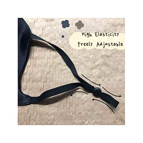 100% Mulberry Silk Face Masks Fashion Mask 19 Momme Silk Mask for Sensitive W...