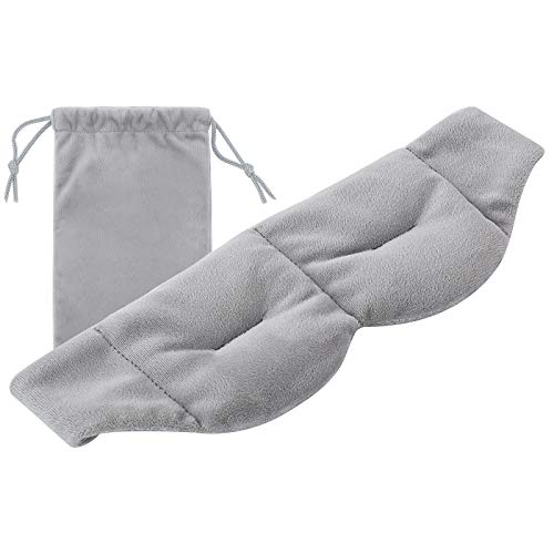 Weighted Sleep Mask Pain Relief Mask, Hot Cold Therapy Compression for Headac...