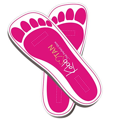 25 Pairs (50Feets) Spray Tanning Feet Pads Disposable Sunless Airbrush Tannin...