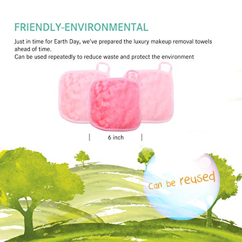 KODAMO | Reusable Makeup Remover Cloth 6 x 6 in 12 Pack - Microfiber Washable...