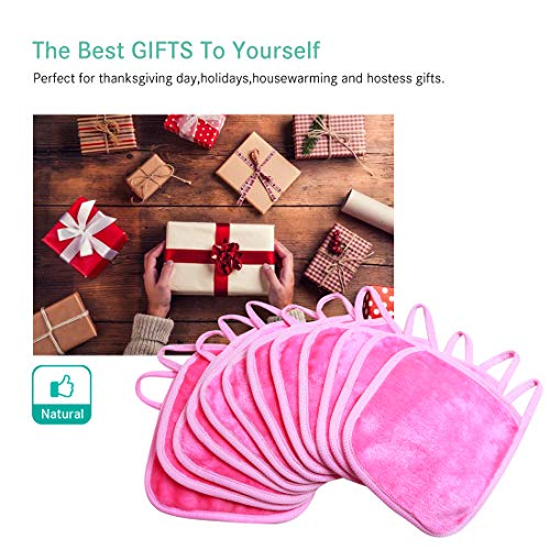 KODAMO | Reusable Makeup Remover Cloth 6 x 6 in 12 Pack - Microfiber Washable...