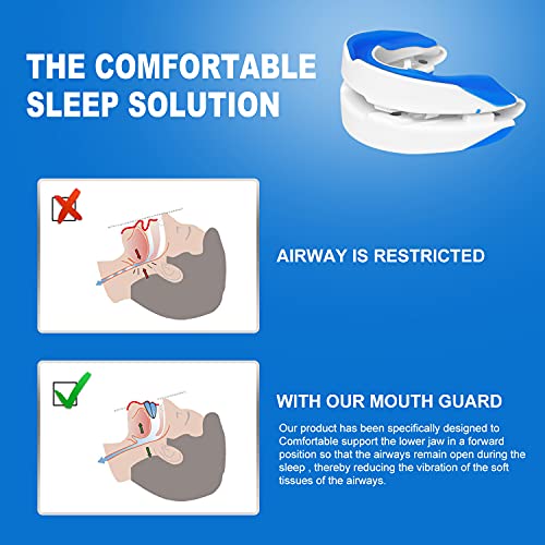 Anti Snoring Devices Adjustable Snore Guard, Snoring Custom Stopper Prevent B...