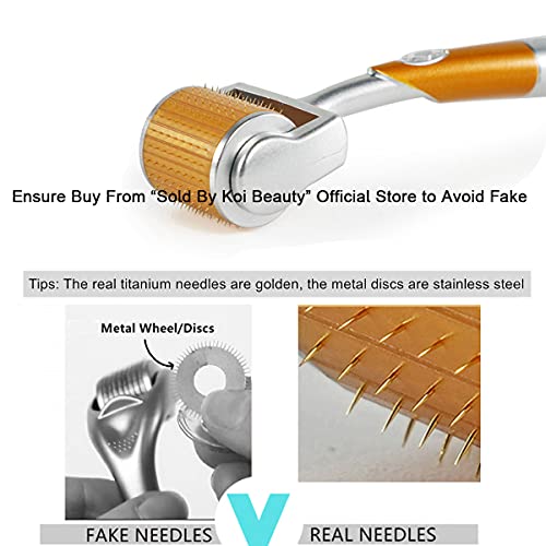 Koi Beauty Derma Roller Professional For Hair Beard Growth And Face with 192 ...