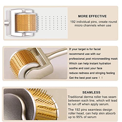 Koi Beauty Derma Roller Professional For Hair Beard Growth And Face with 192 ...