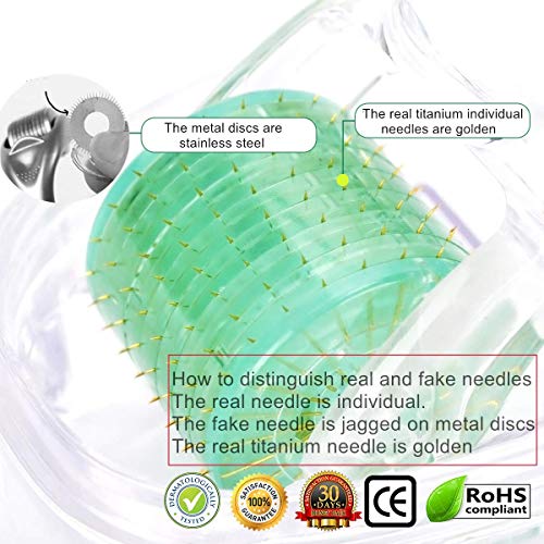 Koi Beauty Professional Microneedling Derma Roller for Face Body Beard Hair G...