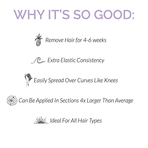 Hard Wax Beads for Hair Removal – Leg Hair Formula – Our Most Flexible Wax fo...