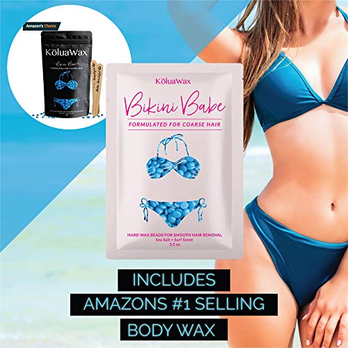 Waxing Kit Digital Wax Warmer Hair Removal with Hard Wax Beans. KoluaWax Mach...