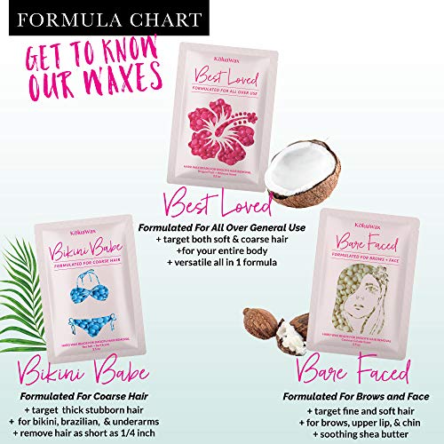 Waxing Kit Digital Wax Warmer Hair Removal with Hard Wax Beans. KoluaWax Mach...