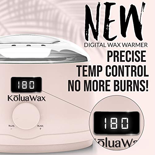 Waxing Kit Digital Wax Warmer Hair Removal with Hard Wax Beans. KoluaWax Mach...