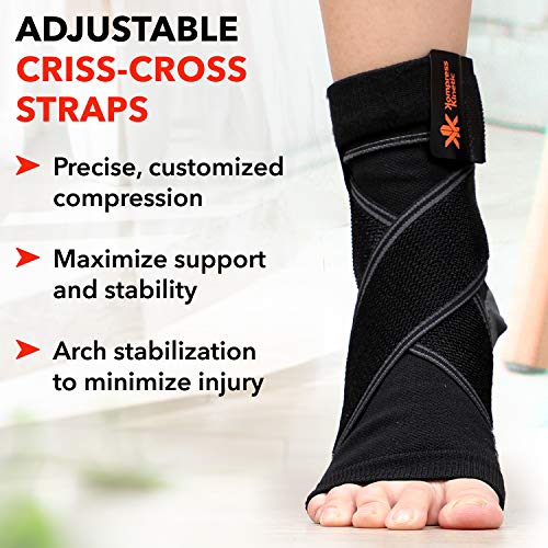 KOMPRESS KINETIC Compression Socks - Circulation Socks for Foot & Heel Pain R...