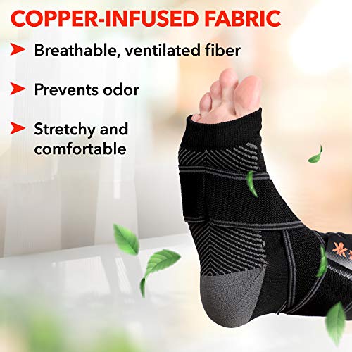 KOMPRESS KINETIC Compression Socks - Circulation Socks for Foot & Heel Pain R...