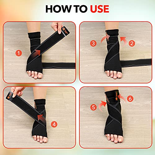 KOMPRESS KINETIC Compression Socks - Circulation Socks for Foot & Heel Pain R...